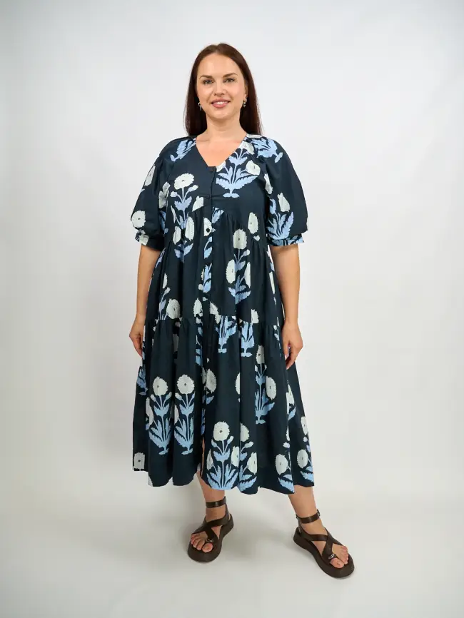 Платье летнее 26126 размер 50- 56 фото 1