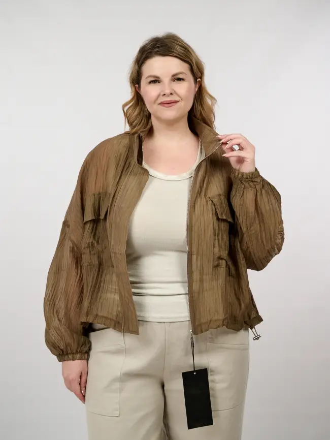 Ветровка-пыльник 9025 Размер 50-58 фото 67