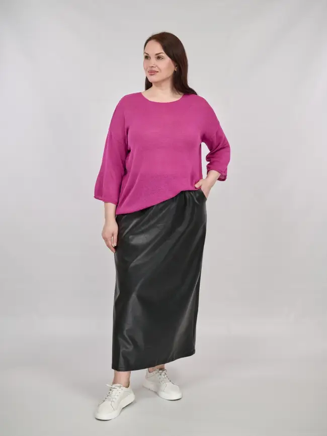 Джемпер облегченный ЭттоПлюс 25107-1 Размер 50-58. фото 63