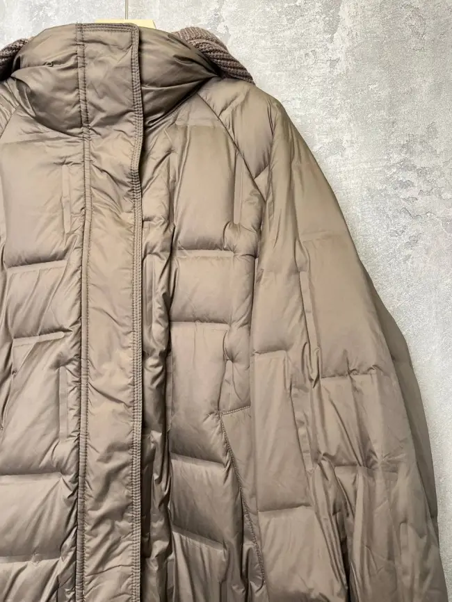 Пальто с вязаным капюшоном №2 8893 Размер 50-56 фото 20