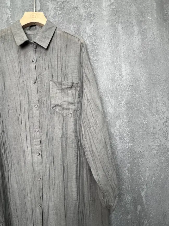 Рубашка-кардиган 2508 Размер 50-58 фото 22