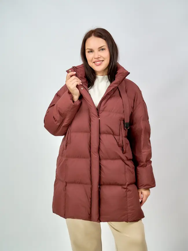 Пуховик 1359 Размер 52-58 фото 5