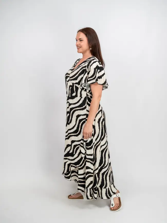 Платье на запахе ЭттоПлюс 044-1 размеры 50- 56 фото 3