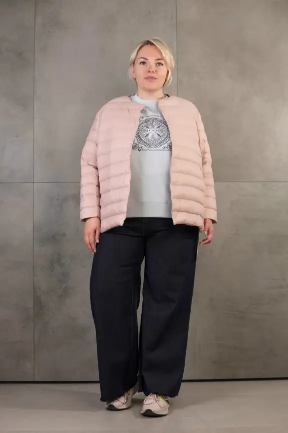 Легкая пуховая куртка 8802 Размер 46-56 фото 146