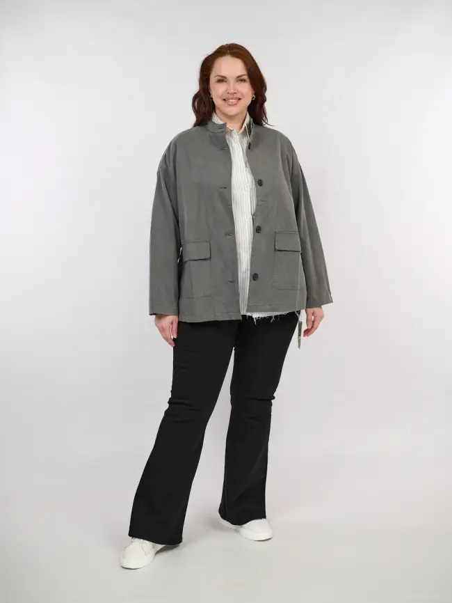 Куртка джинсовая 1078 размер 50- 58 фото 3