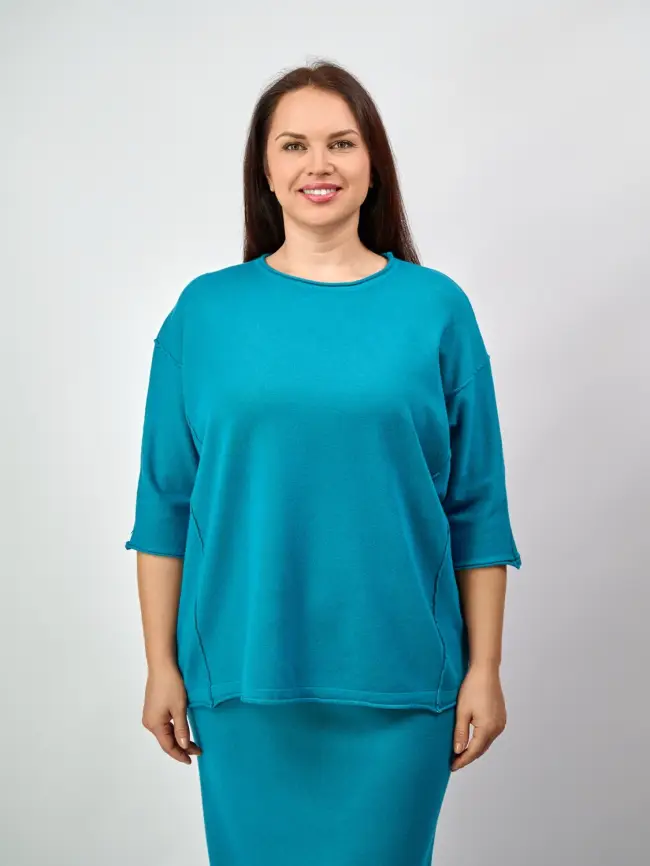 Джемпер ЭттоПлюс 1002 Размер 50-58 фото 3