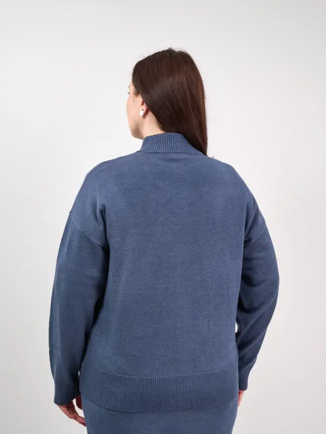 Кофта на молнии 25411 ЭттоПлюс Размер 50-58 фото 20