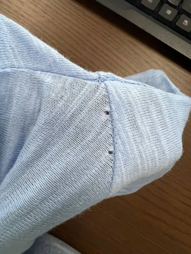 Футболка 039 (голубой, 2) Уценка фото 3