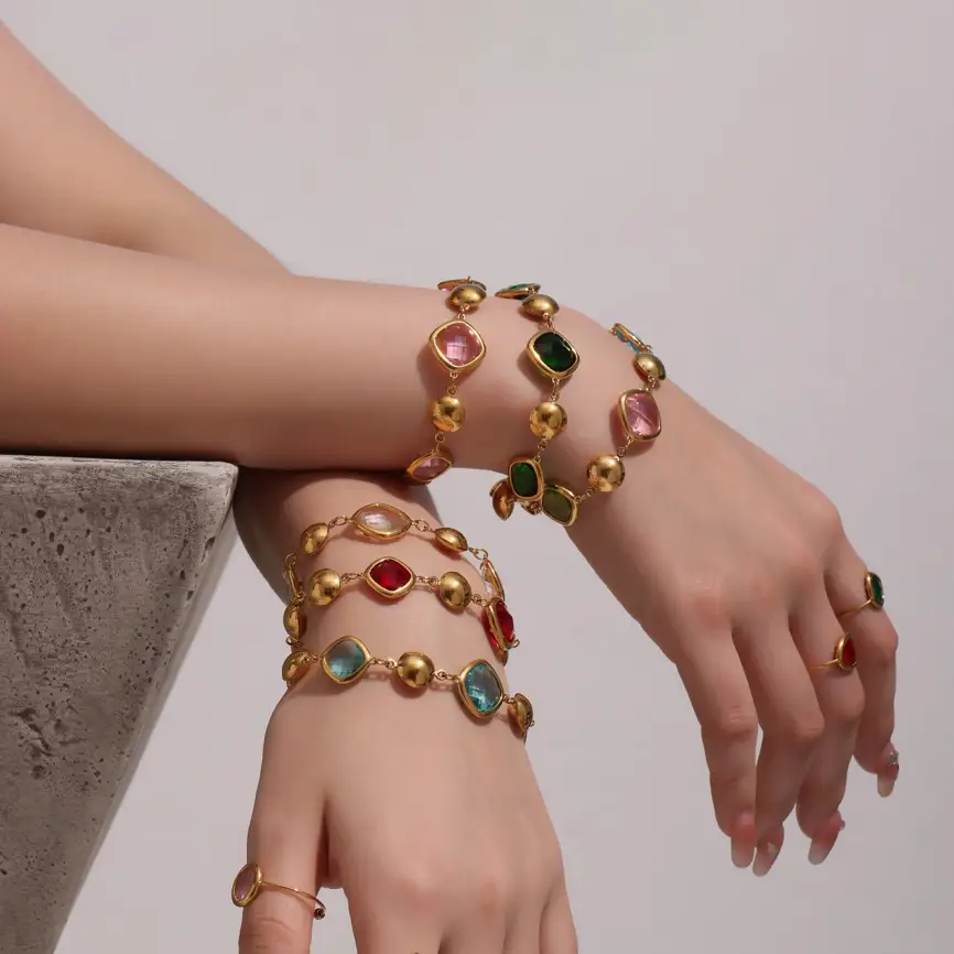 Браслет самоцветы 279 фото 2