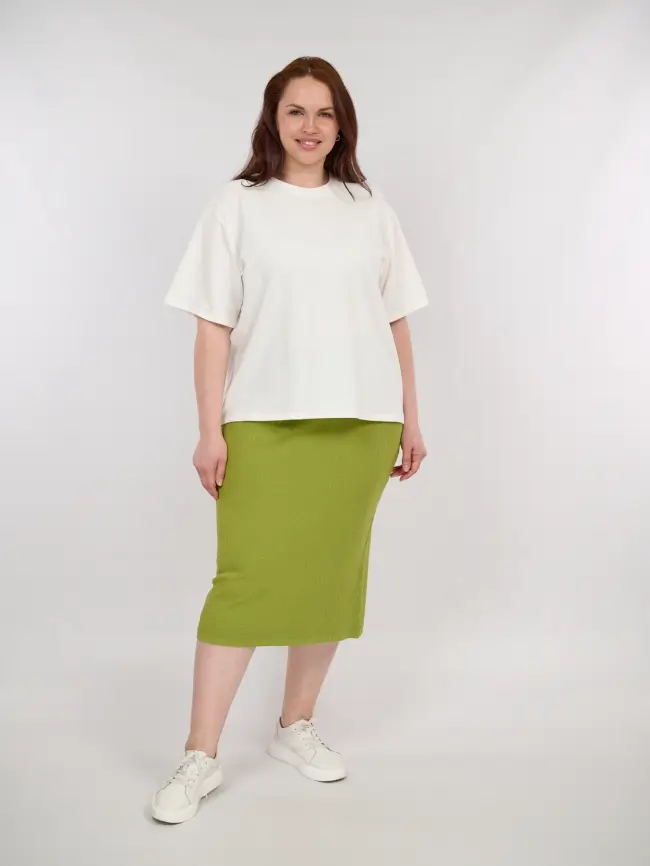 Юбка облегченная ЭттоПлюс 1026-1 Размер 48-56 фото 6