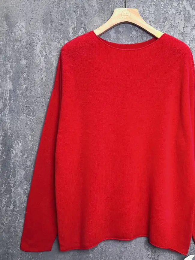 Джемпер шерсть,кашемир 25681 Размер 48-56 фото 20