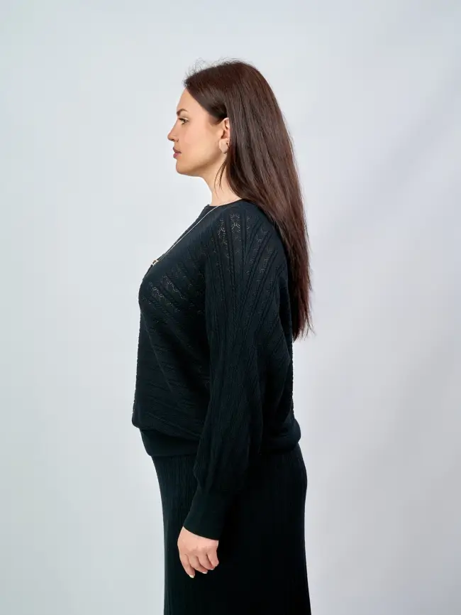 Костюм "Ажурная вязка" ЭттоПлюс 123456 Размер 50-56 фото 5