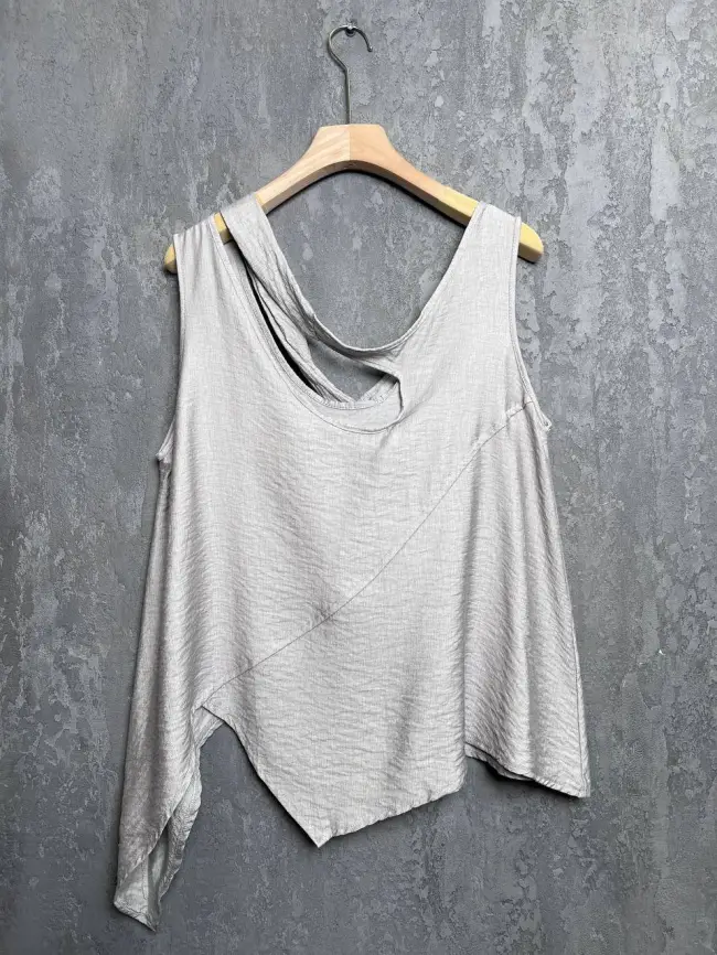 Блуза 01170 Размер 54-58(серый) фото 7