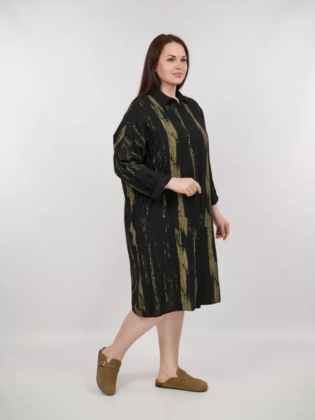 Платье рубашка ЭттоПлюс 22983 Размер 50-58 фото 5