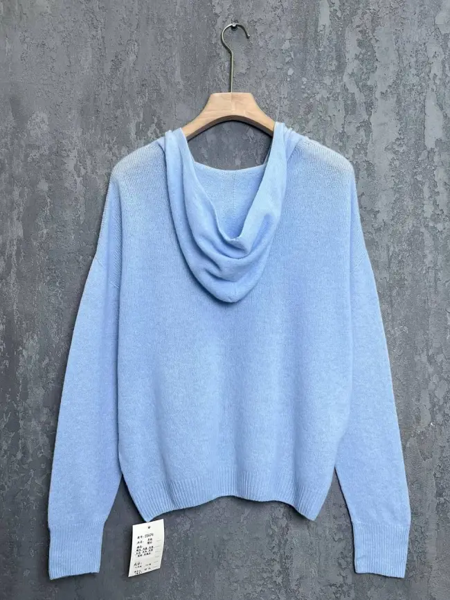 Шерстяной джемпер с капюшоном 25676 Размер 46-54 фото 13