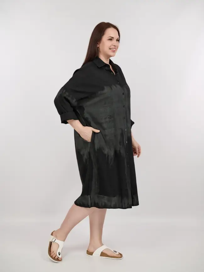 Платье рубашка ЭттоПлюс 22959 Размер 50-58 фото 5