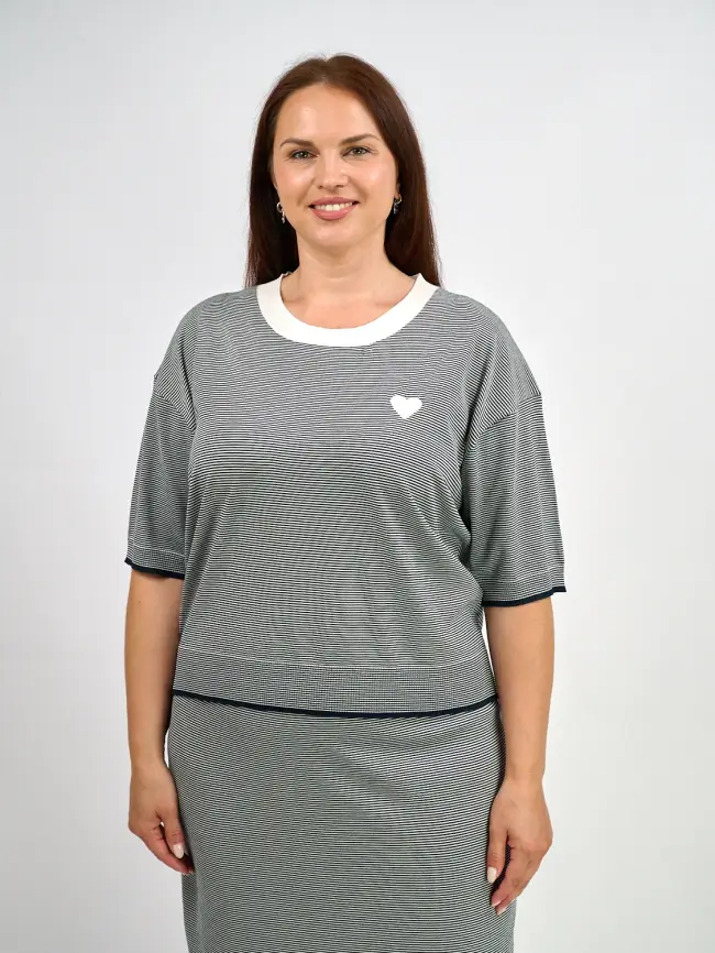 Джемпер облегченный ЭттоПлюс 25415 размер 48-54 фото 1