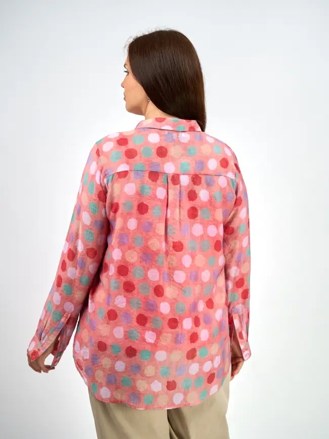 Рубашка с принтом ЭттоПлюс 33411 Размер 46-54 фото 13
