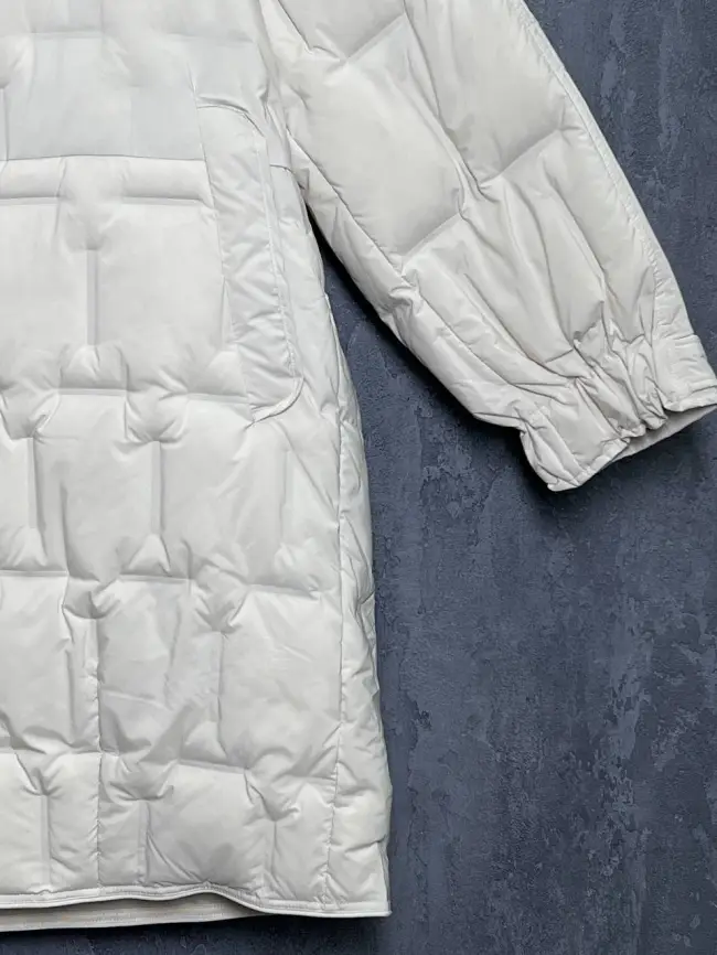 Пуховое пальто 6325 Размер 46-56 фото 14