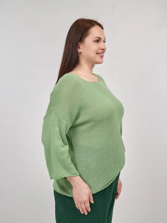 Джемпер облегченный ЭттоПлюс 25107-1 Размер 50-58. фото 49