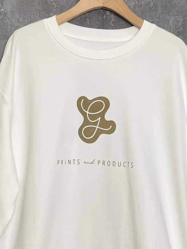 Лонгслив с принтом 95047 Размеры 48-58 фото 15