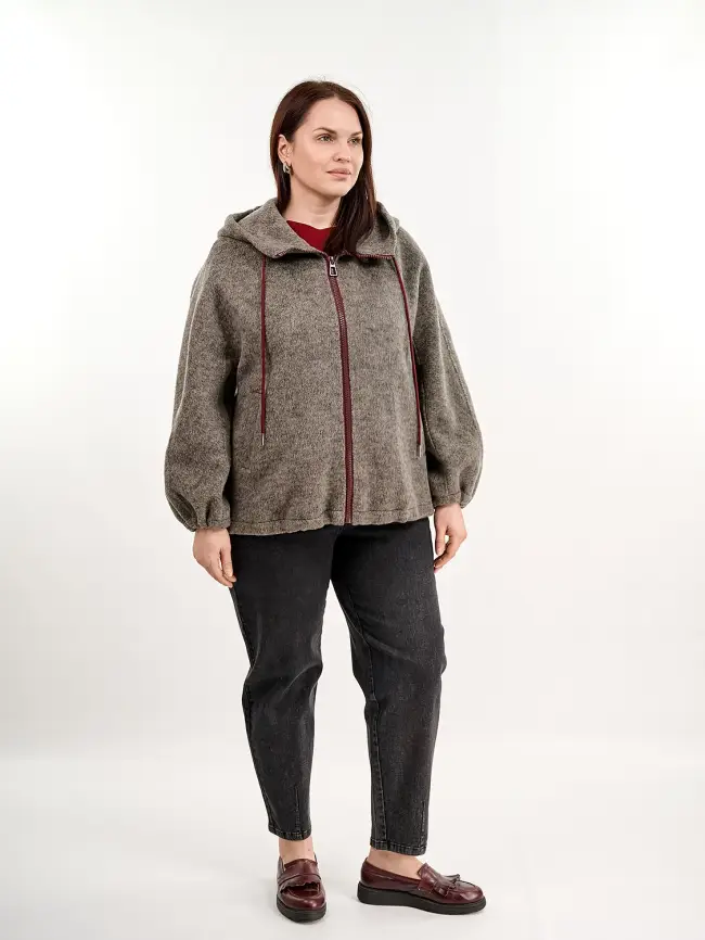 Пальто 5040 Размер 48-54 фото 7