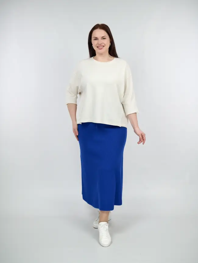 Юбка лапша ЭттоПлюс 493 Размер 50-56 фото 64