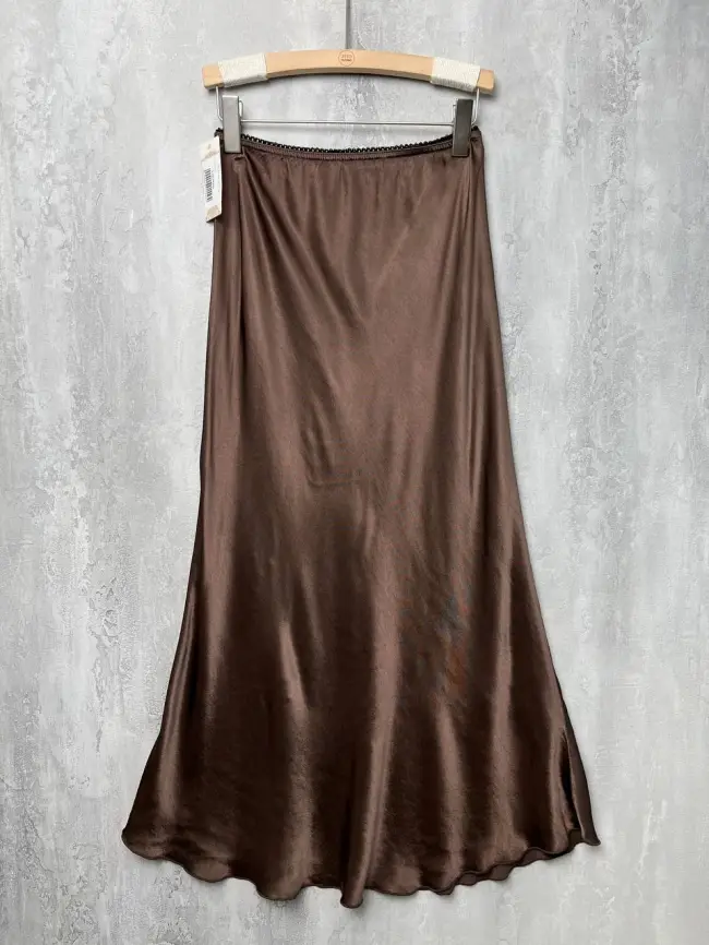 Юбка атлас 9298-1 Размер 48-56 фото 100