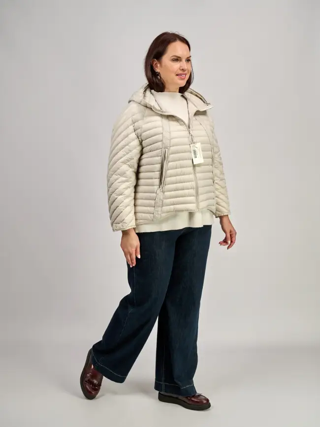 Куртка пуховая легкая 8184 Размер 48-58 фото 35