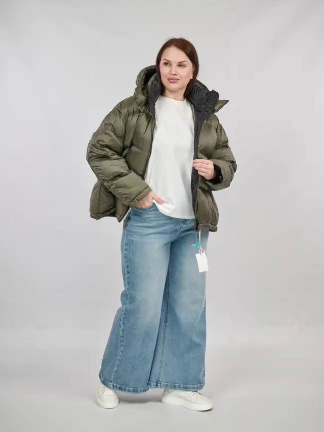 Пуховик зимний короткий 9903 Размер 50-58 фото 119