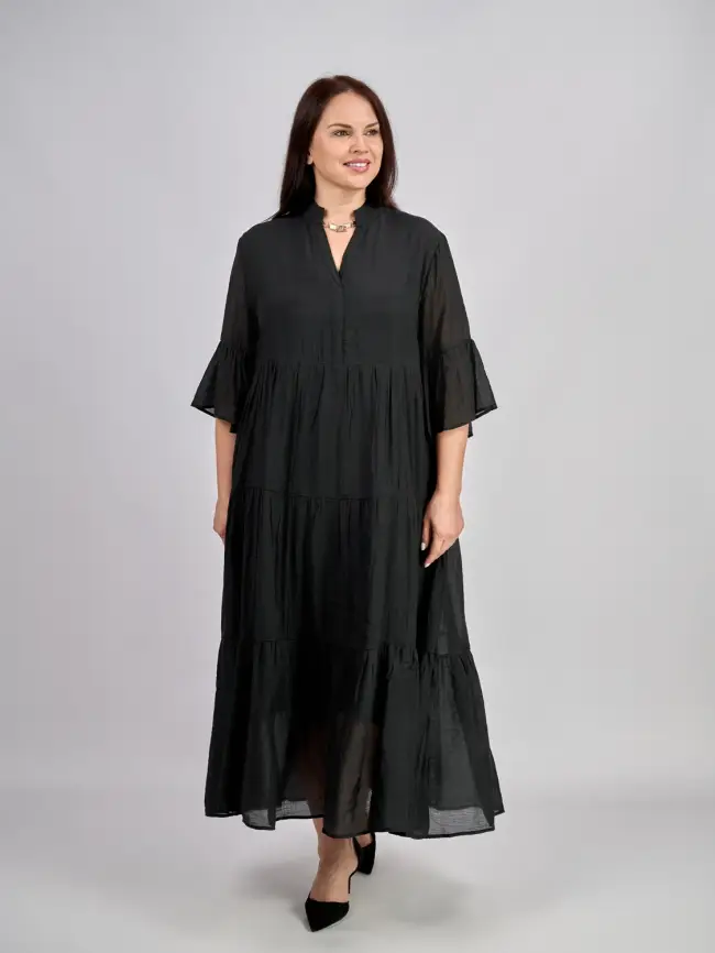 Платье ЭттоПлюс 30254 размер 52-58 фото 1