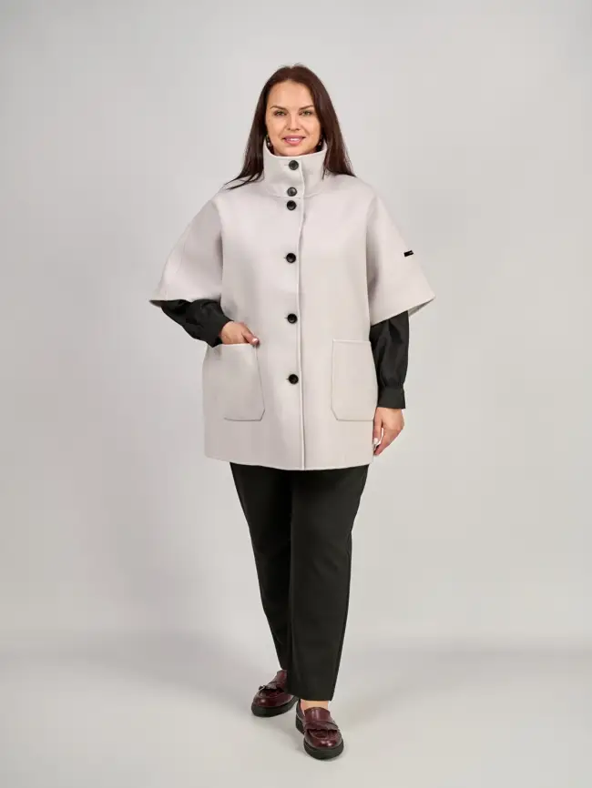 Пальто шерсть 0718 Размер 50-58 фото 48