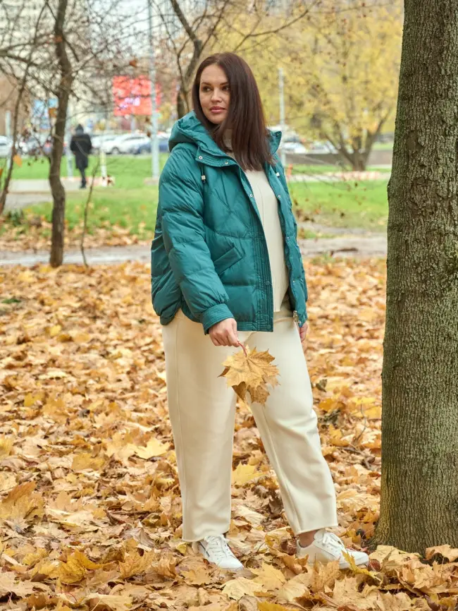 Пуховая куртка ЭттоПлюс 2553 Размер 48-54 фото 160