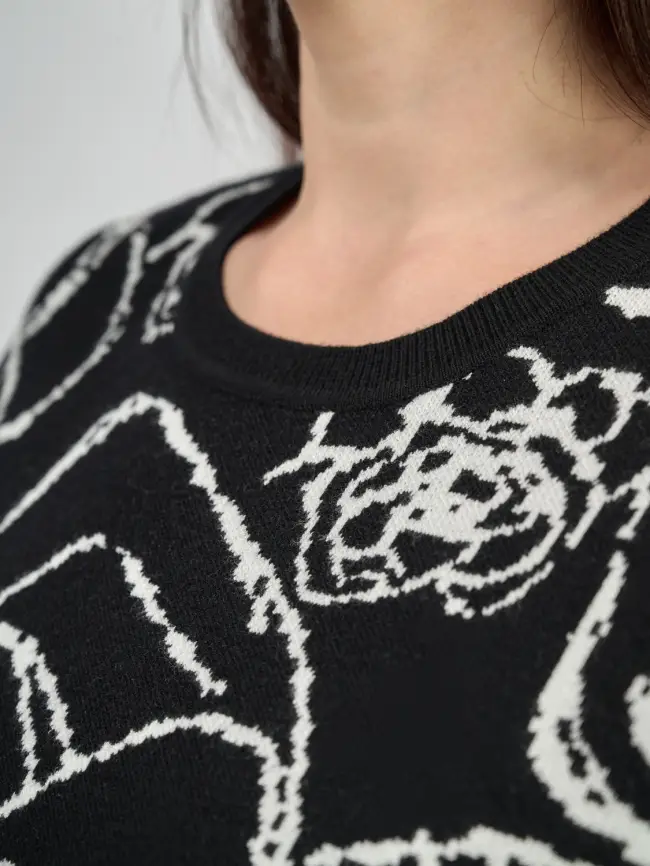 Свитер с круглым горлом ЭттоПлюс 777 Размер 52-58 фото 3