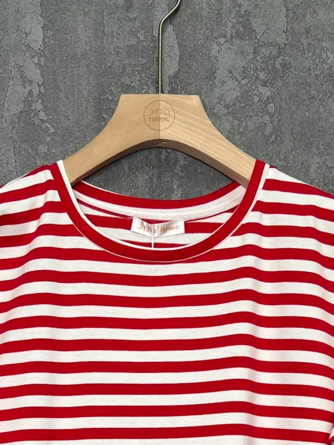 Футболка в полоску ЭттоПлюс 010-1 Размер 50-58 фото 32