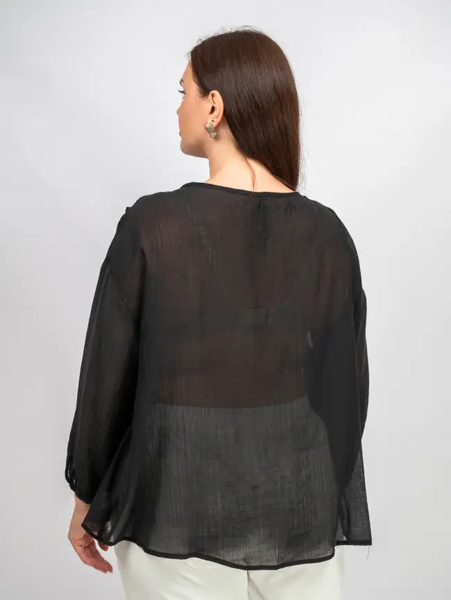 Блуза с оборками 7703 Размер 50-58 фото 15