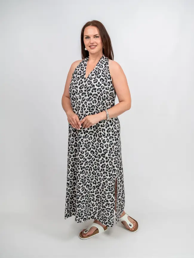 Сарафан с принтом Леопард 0027 размер 52- 56 фото 2