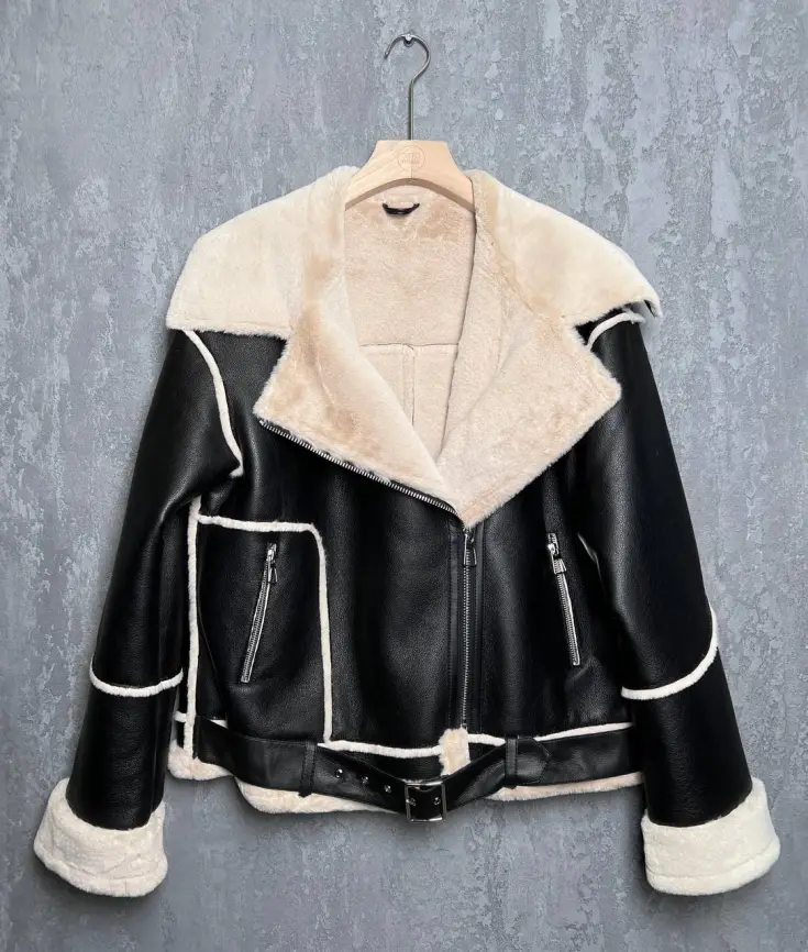 Дубленка авиатор 12105 Размер 46-54 фото 22