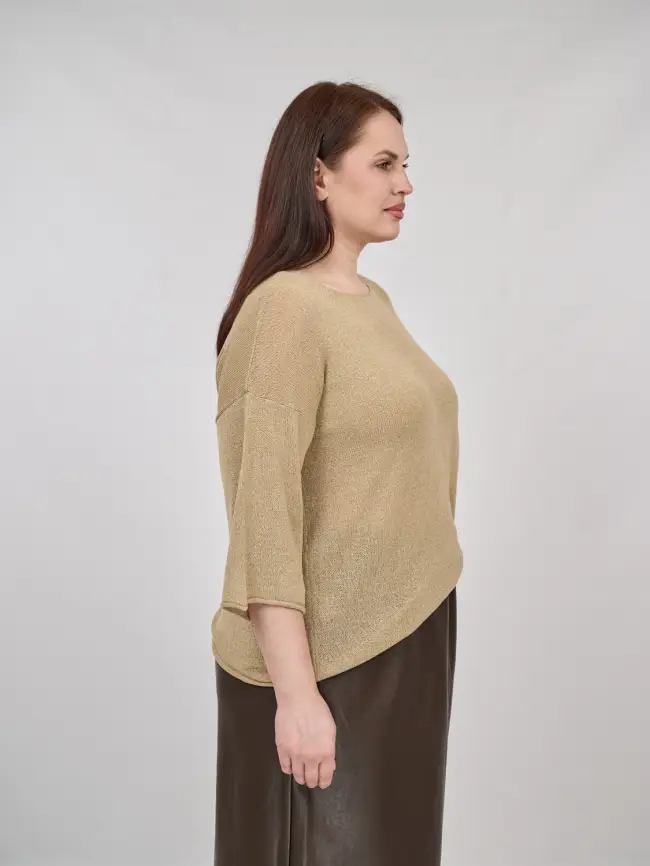 Джемпер облегченный ЭттоПлюс 25107-1 Размер 50-58. фото 95