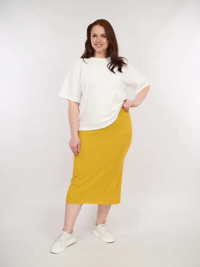 Юбка облегченная ЭттоПлюс 1026-1 Размер 48-56 фото 76