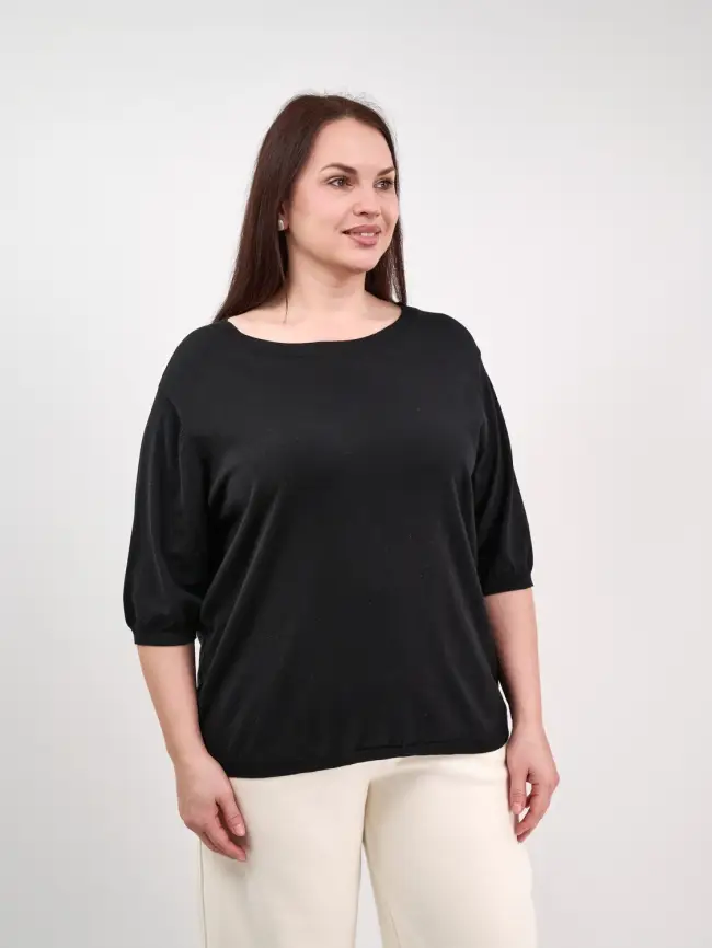 Джемпер 77643 ЭттоПлюс Размер 50-58 фото 4