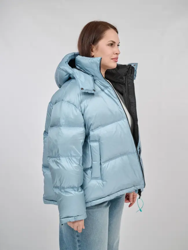 Пуховик зимний короткий 9903 Размер 50-58 фото 94