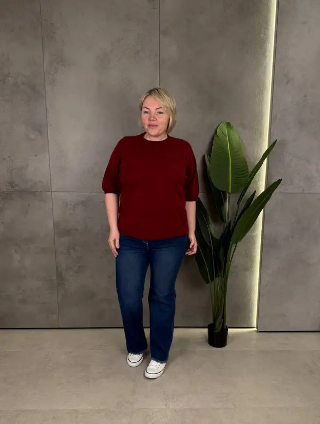 Джинсы "Вайд" 33414 ЭТТО ПЛЮС фото 12