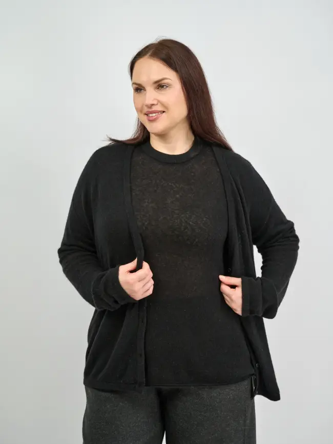 Джемпер-Кардиган 1854 Размер 50-58 фото 25