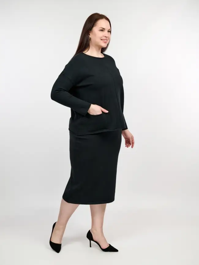 Юбка-карандаш ЭттоПлюс 272-1 Размер 54-58 фото 5