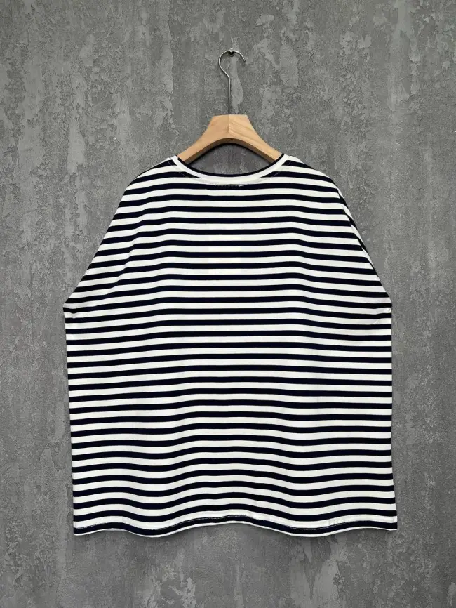 Футболка в полоску ЭттоПлюс 010-1 Размер 50-58 фото 23