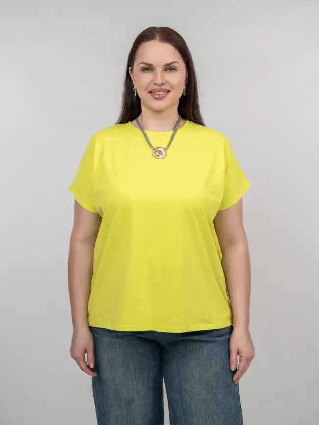 Футболка база ЭттоПлюс Хлопок 0019-1 Размер 50-58 фото 2