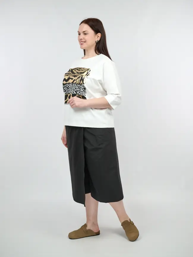 Юбка брюки 1131 размеры 48- 58 фото 27