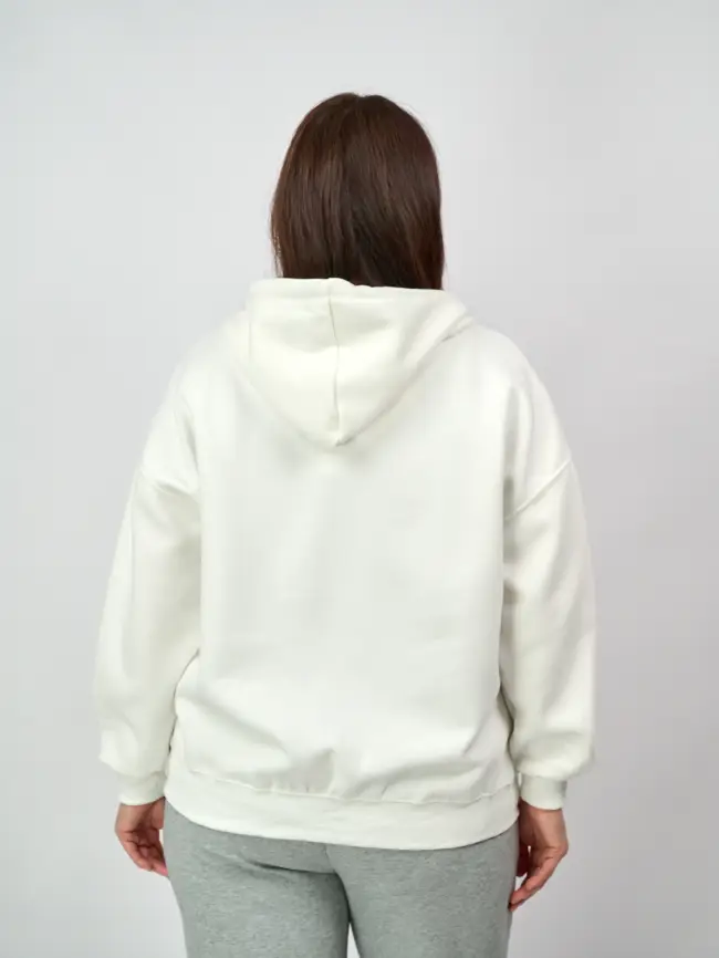 Худи зип утепленное оверсайз 506 Размер 50-58 фото 13