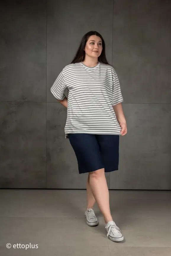 Футболка в полоску ЭттоПлюс 034 Размер 50-58 фото 13